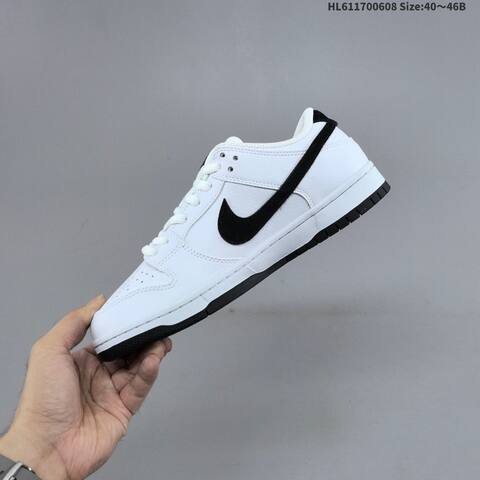 Nike Dunk SB Low White Black EU 40-46 Skate Shoe - Men's (BS-59946)
