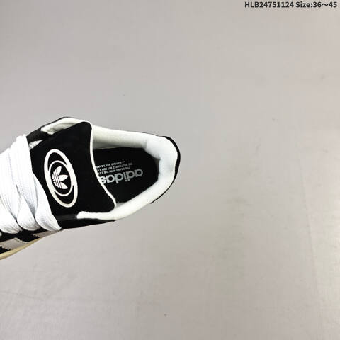 Adidas Campus 00s HQ8708 Black White Off White Gum EU 36-45 Skate Shoe - Unisex (BS-65492)