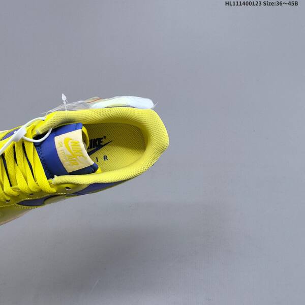 Nike Air Force 1 07 neon yellow royal blue cream white EU 36-45 sneaker