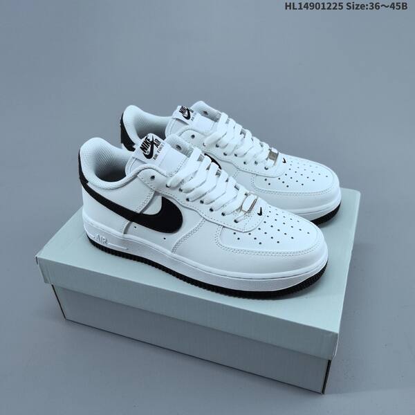 Nike Air Force 1 07 white black grey EU 36 45 sneaker EU 36-45
