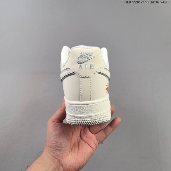 Nike Air Force 1 07 LV8 off white light blue metallic gold EU 36-45 sneaker