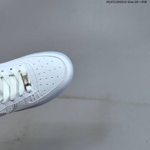 Nike Air Force 1 07 Low White Metallic Silver Ice Blue EU 36-45 Sneaker - Unisex (BS-60315)