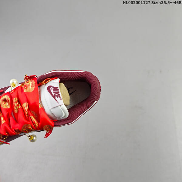 Nike SB Dunk Low burgundy red white gold EU 35 5-46 skate shoe