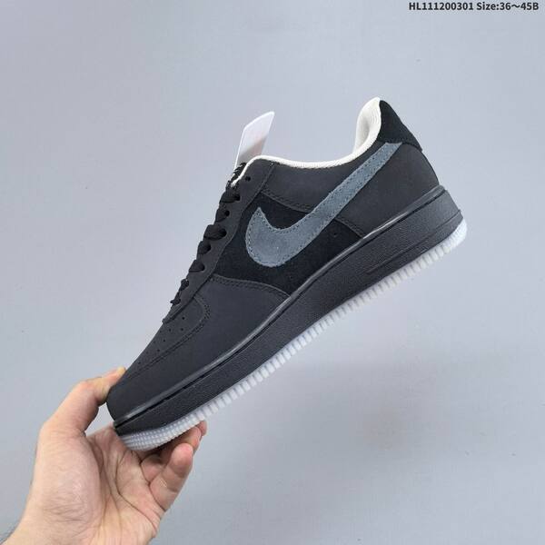 Nike Air Force 1 07 black grey light grey EU 36-45 sneaker
