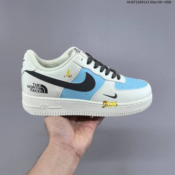 Nike Air Force 1 07 LV8 White University Blue Dark Grey EU 36-45 sneaker