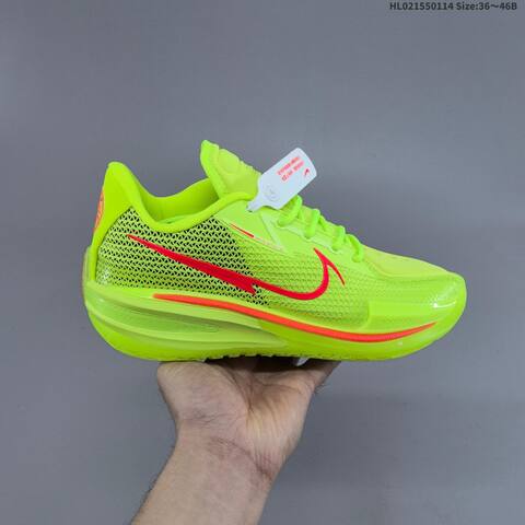 Nike Air Zoom G T Cut EP Neon Green Bright Red EU 36-46 Basketball Shoe - Unisex (BS-62002)