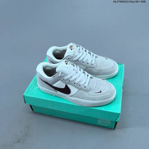 Nike SB Force 58 Light Grey Black White EU 36-45 Skate Shoe - Unisex (BS-60318)
