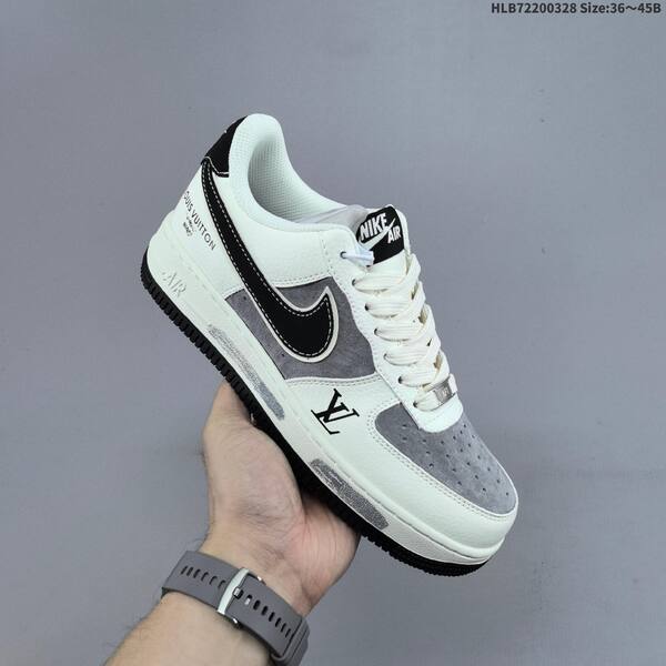 Nike Air Force 1 07 LV8 off white dark grey black EU 36-45 sneaker