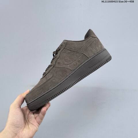 Nike Air Force 1 07 IU2363-200 Dark Brown EU 36-45 Skate Shoe - Unisex (BS-60711)
