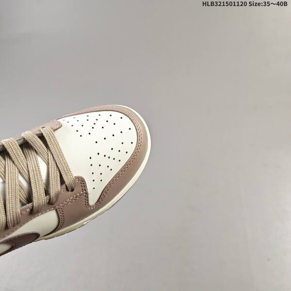 Nike Dunk Low sail light brown dark brown cream EU 35-40 skate shoe
