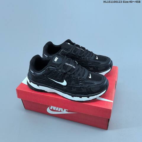 Nike P-6000 Black White EU 40-45 Running Shoe - Men's (BS-61798)