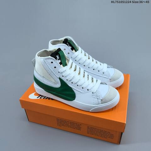 Nike Blazer Mid 77 Jumbo White Purple Pink Light Blue Orange EU 36-45 Skate Shoe - Unisex (BS-62485)