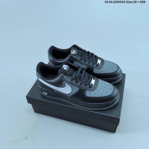 Nike Air Force 1 07 White Black Light Grey EU 36 45 Sneaker EU 36-45 - Unisex (BS-60476)