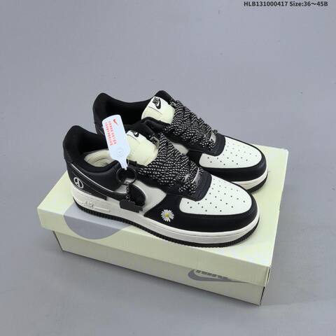 Nike Air Force 1 07 LV8 Grey White Black Cream EU 36-45 Sneaker - Unisex (BS-60677)