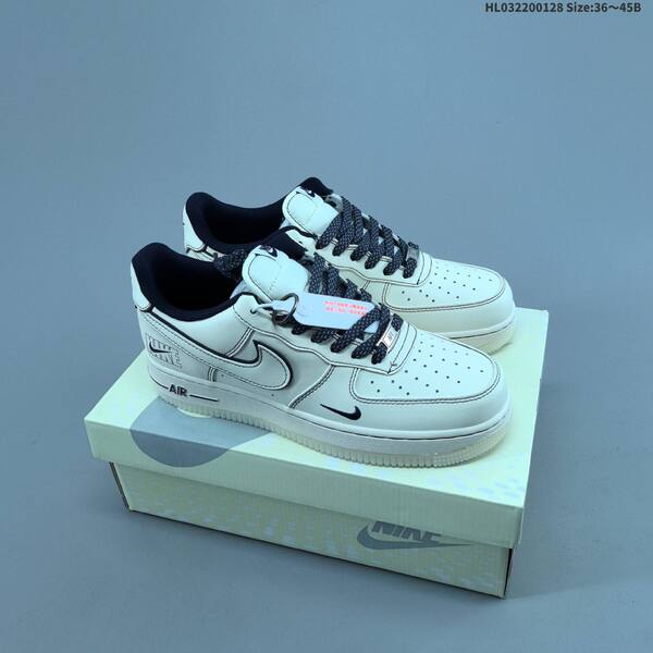 Nike Air Force 1 07 LV8 Light Gray Dark Gray Cream EU 36-45 sneaker