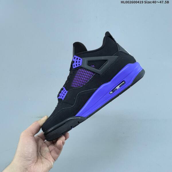 Jordan Air Jordan 4 Retro "Purple Thunder" Black/Purple EU 40-47.5 basketball