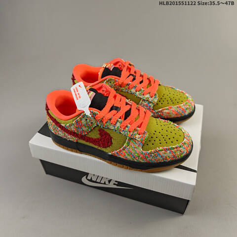Nike SB Dunk Low Orange Red Green Multicolor EU 35 5-47 Skate Shoe - Unisex (BS-63270)