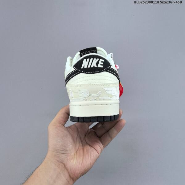 Nike Dunk Low off white black red EU 36-45 skate shoe