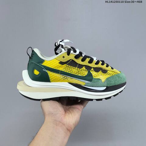 Nike Sacai x Nike VaporWaffle SP 3 0 Yellow Green Black White Purple EU 36-46 Sneaker - Unisex (BS-61913)