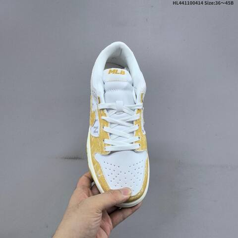 Nike Dunk SB Low White Yellow Grey Cream EU 36-45 Skate Shoe - Unisex (BS-60742)