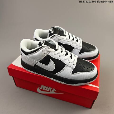 Nike SB Dunk Low White Black EU 36-45 Skate Shoe - Unisex (BS-63939)