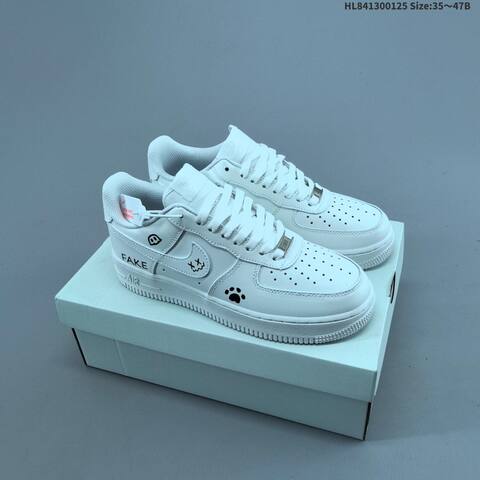Nike Air Force 1 07 Low White Black EU 35-47 Sneaker - Unisex (BS-61768)