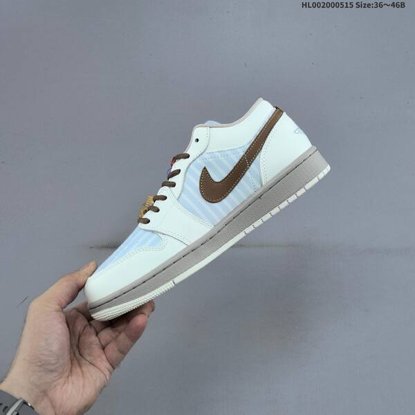 Jordan Air Jordan 1 Low light blue/white/brown 36~46B lifestyle