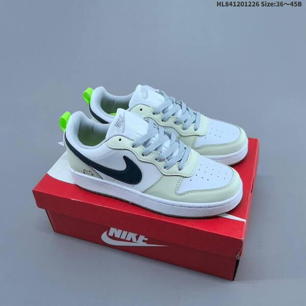 Nike Court Borough Low 2 pale yellow light blue purple white EU 36-45 skate shoe