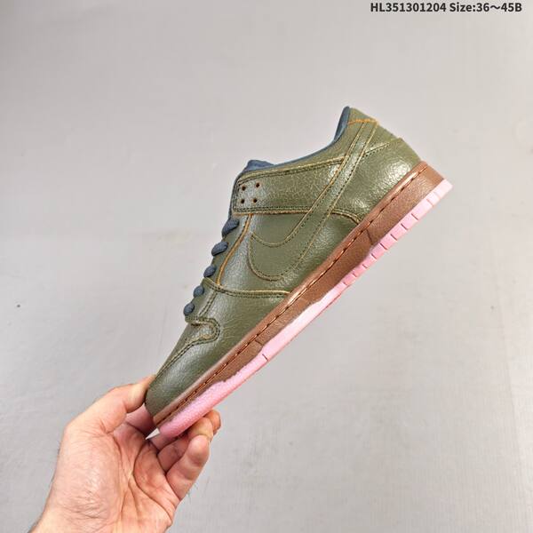 Nike SB Dunk Low olive brown pink slate blue EU 36-45 skate shoe