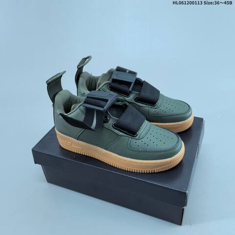 Nike Air Force 1 Utility White Black Black Gum Brown EU 36-45 Sneaker - Unisex (BS-62010)