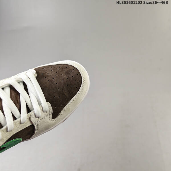 Nike SB Dunk Low white brown green grey EU 36-46 skate shoe