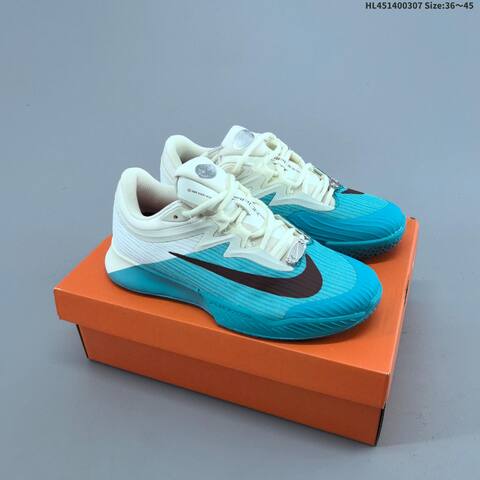 Nike Vapor Pro 3 White Dark Navy Bright Yellow Light Yellow Dark Grey EU 36-45 Tennis Shoe - Unisex (BS-61451)