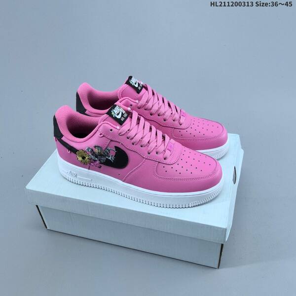 Nike Air Force 1 Low off white light pink light blue dark brown EU 36-41 sneaker
