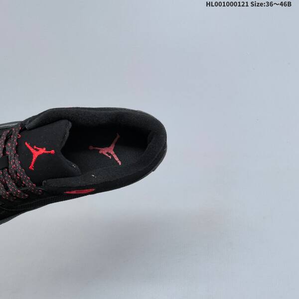 Jordan Air Jordan 4 Retro Flight Court black/red 36~46B basketball lifestyle