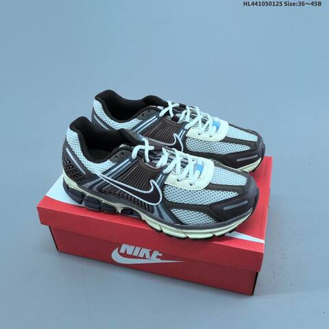 Nike Zoom Vomero 5 Light Grey Dark Grey Cream Black EU 36-45 Running Shoe - Unisex (BS-61772)