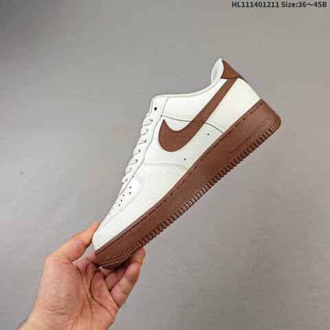 Nike Air Force 1 07 Off White Brown EU 36 45 Sneaker EU 36-45 - Unisex (BS-62761)