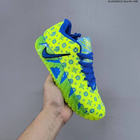 Nike ZoomX HF2794-015 Neon Yellow Blue Green Black EU 38-46 Basketball Shoe - Unisex (BS-61630)