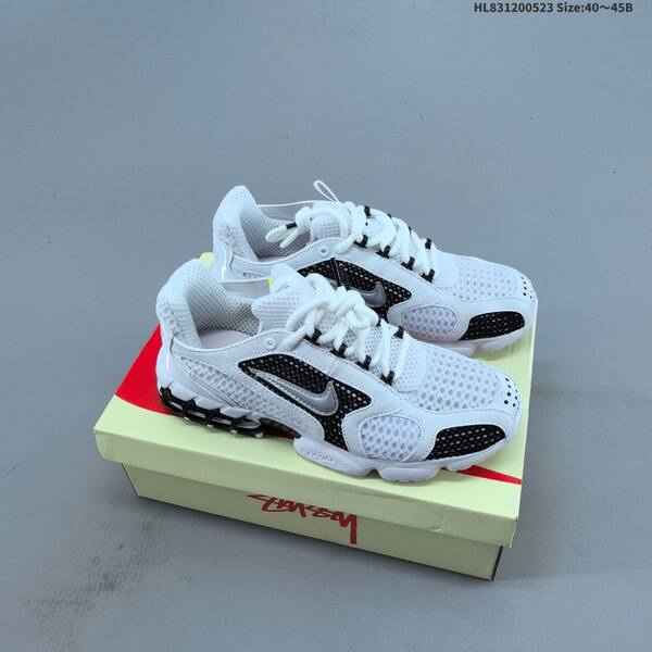 Nike Stussy x Air Zoom Spiridon Cage 2 beige black white EU 36 45 sneaker EU 36-45