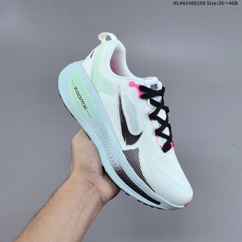 Nike Vomero 18 White Black Pink Mint Light Blue EU 36-46 Running Shoe - Unisex (BS-62145)