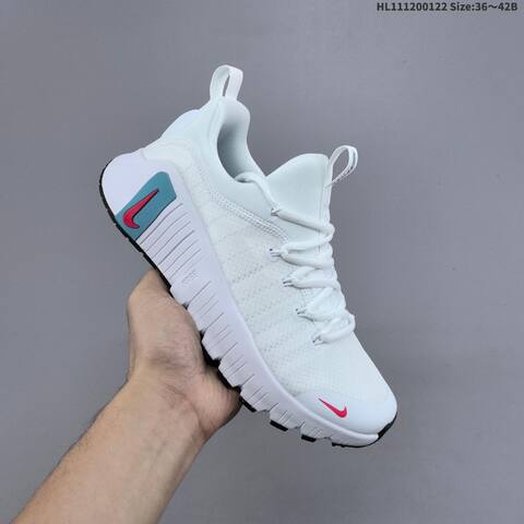 Nike Free Metcon 6 FJ7126-103 White Red Teal Black EU 36-42 Training Shoe - Unisex (BS-61830)
