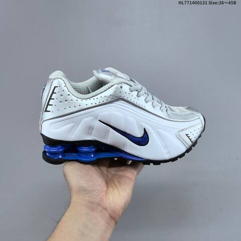 Nike Shox R4 Black Silver Pink White Blue EU 36-45 Running Shoe - Unisex (BS-61611)