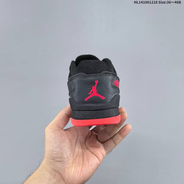 Jordan Air Jordan 4 Retro black/red 36~46B basketball