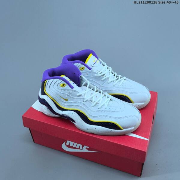 Nike Air Zoom Flight 96 white black red purple yellow EU 40-45 basketball shoe