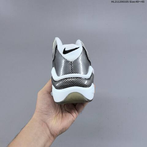 Nike Air Zoom Flight 96 Grey White Cream Black EU 40-45 Basketball Shoe - Men's (BS-62223)