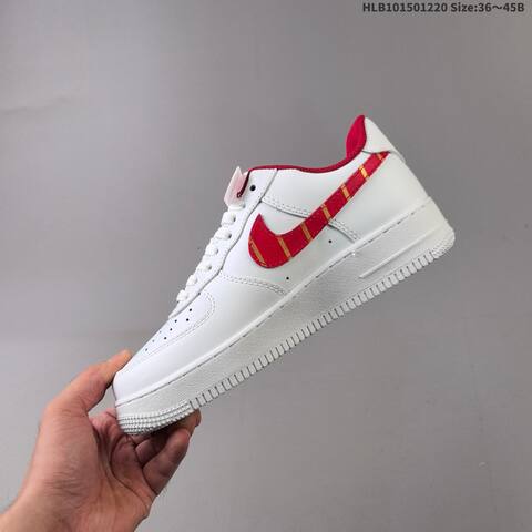 Nike Air Force 1 07 CW2288-111 White Teal Red Grey EU 36-45 Sneaker - Unisex (BS-62549)