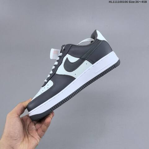 Nike Air Force 1 07 Dark Grey White Black EU 36-45 Sneaker - Unisex (BS-62213)