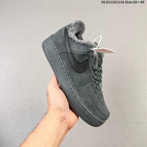 Nike Air Force 1 07 Dark Grey Black Grey EU 36-45 Sneaker - Unisex (BS-63429)