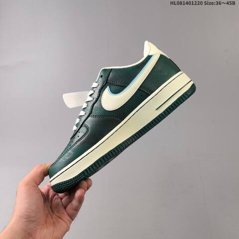 Nike Air Force 1 07 Dark Green Sail Light Blue EU 36-45 Sneaker - Unisex (BS-62540)