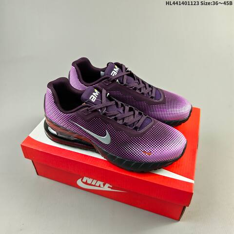 Nike Air Max Phoenix Dark Purple Purple Silver Black EU 36-45 Running Shoe - Unisex (BS-63190)