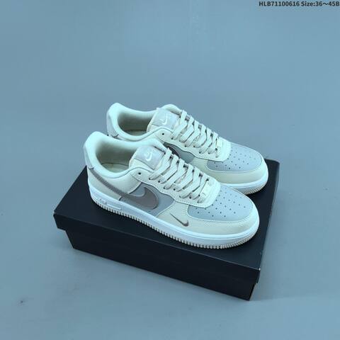 Nike Air Force 1 07 Low White Silver Clear EU 36-45 Sneaker - Unisex (BS-59919)